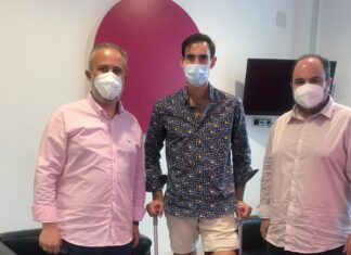 Fortes y el diputado Víctor González, invitados de Málaga de Luces