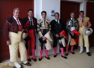 Las cuadrillas de Ferrera, Vega y Roca Rey