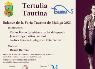 Esta tarde, tertulia de balance de la Feria 2021 en la Federación Malagueña de Peñas