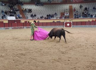 El Gali, saludos desde el tercio con un complicado novillo en Vila Franca de Xira