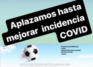 Aplazado el partido de fútbol solidario de toreros y personajes públicos