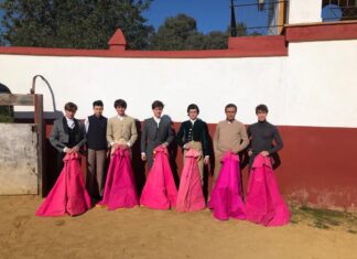 Primer tentadero del año para la Escuela Taurina de la Diputación de Málaga en Albarreal