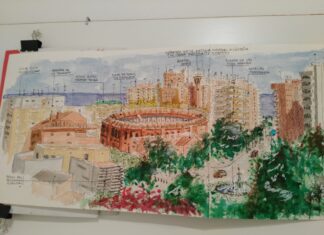 La Malagueta abre sus puertas a los ‘urban sketchers’