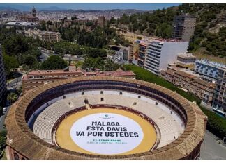 El brindis taurino de la Copa Davis desde La Malagueta