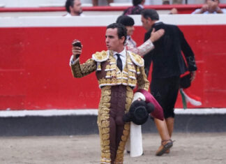 Galdós roza la Puerta Grande en Azpeitia