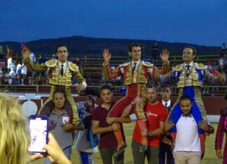 Tres al esportón de Joaquín Galdós en Puebla de Don Rodrigo