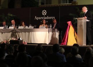 Ramón Calderón pregonó la Feria Taurina de Málaga 2022