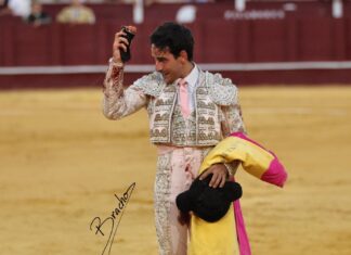 Lavado, un año más, el triunfador de la novillada de la Feria de Málaga