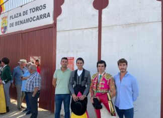 Buena novillada de Buenavista en el regreso de los toros a Benamocarra