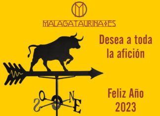 Málaga Taurina desea a toda la afición un Feliz Año 2023