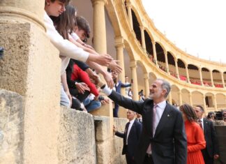 La visita del Rey Felipe VI a la Real Maestranza de Ronda