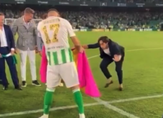 David Galán le hace un ‘toro’ a Joaquín Sánchez (vídeo)