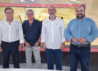 Tertulia de aficionados en Málaga de Luces