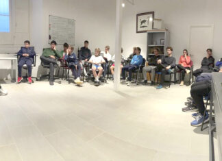 Lavado se reencuentra con la Escuela de Málaga para presentar a los alumnos su experiencia vital