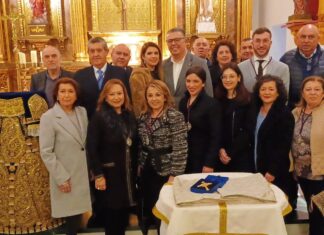 Luis Miguel Ramos regala su traje de luces para una saya a la Virgen de Dolores de Benalmádena