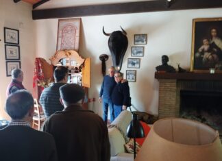 La Peña Los Cabales de Antequera visita la Finca del Maestro Ruiz Miguel