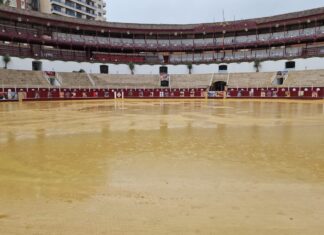 Suspendida la Corrida Picassiana por las lluvias caídas sobre La Malagueta