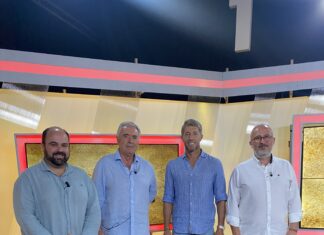 Manuel Escribano visita el plató de 101 TV para el programa ‘Malaga de Luces’ de esta semana