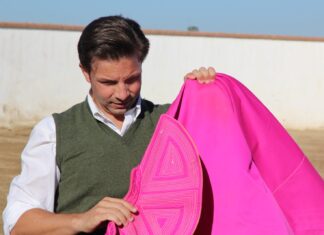 Tentadero con Curro Márquez en la ganadería de Los Ronceles