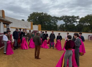 Tentadero en la ganadería de Macandro con las cámaras de Onetoro