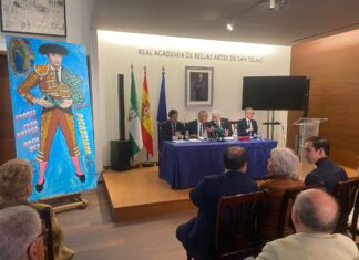 Guiño al próximo 150 aniversario de La Malagueta junto a la escenografía de la Corrida Picassiana