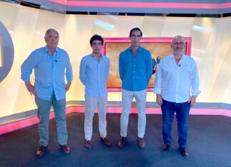 Fortes y Pablo Páez visitan esta semana el plató de Málaga de Luces en 101 TV