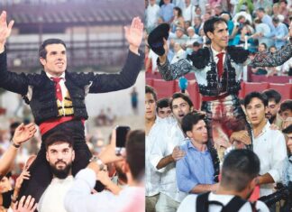 Esta tarde, primera toma de contacto de Emilio de Justo y Fortes ante su mano a mano en La Malagueta