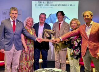 El Colegio de Veterinarios presenta su Trofeo al Toro más bravo de la Feria de Málaga