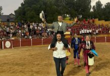 La cuadra de Ferrer Martín sigue brillando para cortar tres orejas en Cenizate